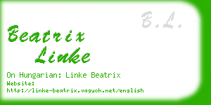 beatrix linke business card